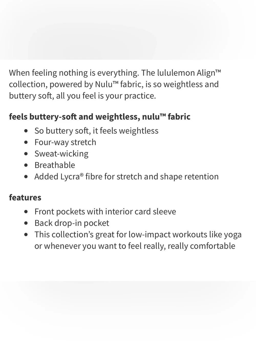 Lululemon Align High-Rise Wide-Leg Pant Short sz 8